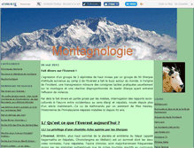 Tablet Screenshot of montagnologie.com